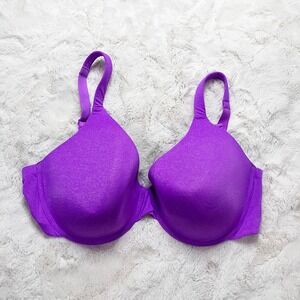 Ambrielle Purple Heathered Everyday Full Coverage Bra 42DD